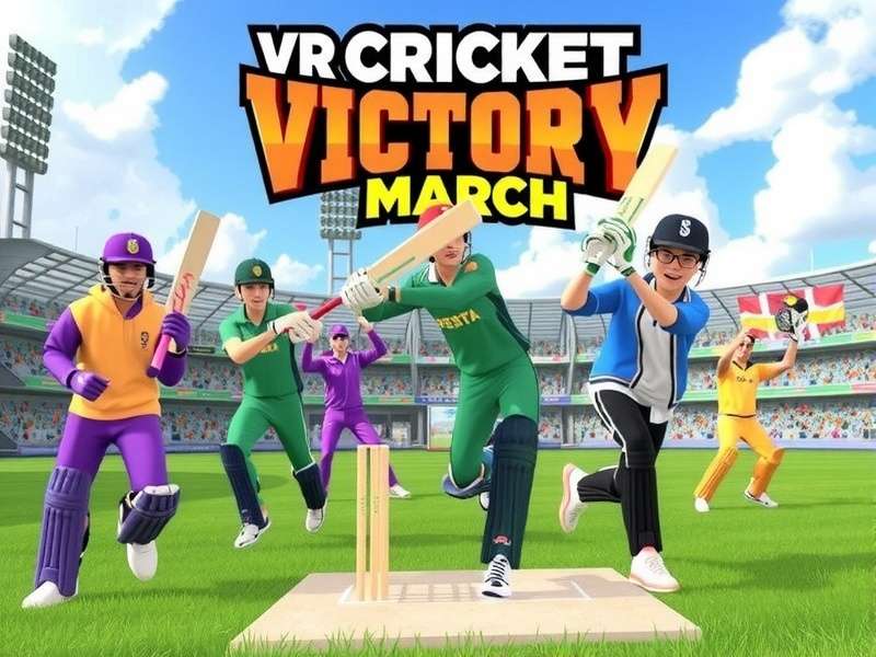 VR Cricket Victory March Game Overview VR Cricket Victory March Game Overview